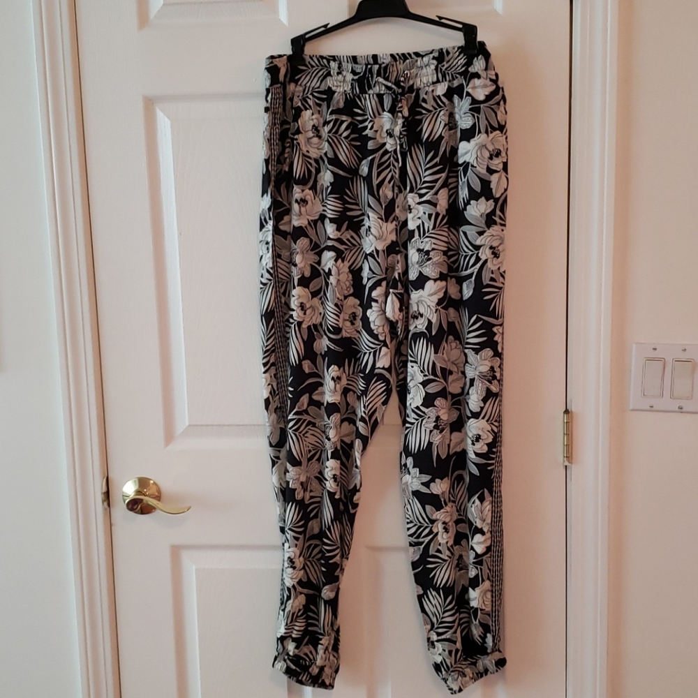 ASOS UK black and white pants.